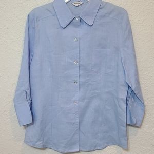 Crisp blue shirt, size L, NWOT